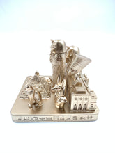 Load image into Gallery viewer, Cairo Egypt Skyline 3D Model Landmark Replica Square Rose Gold 4 1/2 Inches