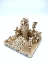Load image into Gallery viewer, Cairo Egypt Skyline 3D Model Landmark Replica Square Rose Gold 4 1/2 Inches