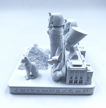 Load image into Gallery viewer, Cairo Egypt Skyline 3D Model Landmark Replica Square Matte White 4 1/2 Inches