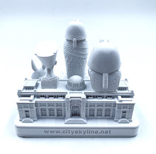 Load image into Gallery viewer, Cairo Egypt Skyline 3D Model Landmark Replica Square Matte White 4 1/2 Inches