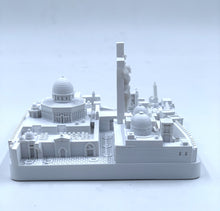 Load image into Gallery viewer, Jerusalem Skyline 3D Model Landmark Replica Square Matte White 4 1/2 Inches