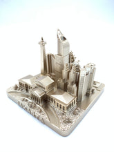 Load image into Gallery viewer, Jakarta Skyline 3D Model Landmark Replica Square Rose Gold 4 1/2 Inches