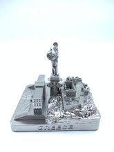 Load image into Gallery viewer, Athens Skyline 3D Model Landmark Replica Square Silver 4 1/2 Inches