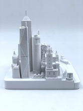 Load image into Gallery viewer, Manila Skyline 3D Model Landmark Replica Square Matte White 4 1/2 Inches