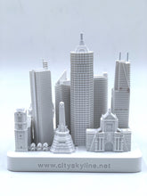Load image into Gallery viewer, Manila Skyline 3D Model Landmark Replica Square Matte White 4 1/2 Inches