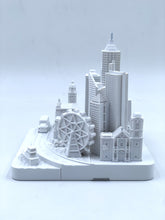 Load image into Gallery viewer, Manila Skyline 3D Model Landmark Replica Square Matte White 4 1/2 Inches