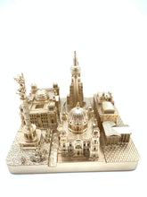 Load image into Gallery viewer, Berlin City Skyline 3D Model Landmark Replica Square Rose Gold 4 1/2 Inches