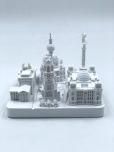 Load image into Gallery viewer, Berlin City Skyline 3D Model Landmark Replica Square Matte White 4 1/2 Inches