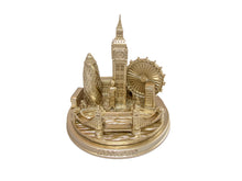 Load image into Gallery viewer, London City Skyline 3D Model Landmark Replica Round Rose Gold 5 ½ Inches