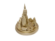 Load image into Gallery viewer, London City Skyline 3D Model Landmark Replica Round Rose Gold 5 ½ Inches
