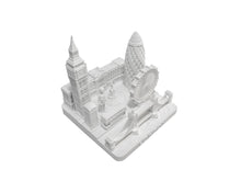 Load image into Gallery viewer, London City Skyline 3D Model Square Matte White 4 1/2 Inches