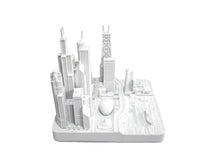 Load image into Gallery viewer, Chicago City Skyline Landmark 3D Model Matte White 4 1/2 Inches 1025