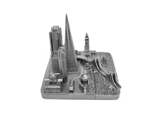 Load image into Gallery viewer, San Francisco City Skyline Landmark 3D Model Silver 4 1/2 Inches 1029