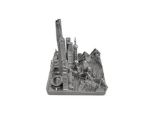 Load image into Gallery viewer, Shanghai City Skyline Landmark 3D Model Silver 4 1/2 Inches 1036