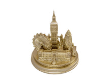 Load image into Gallery viewer, London City Skyline 3D Model Landmark Replica Round Rose Gold 5 ½ Inches
