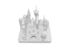 Load image into Gallery viewer, Las Vegas City Skyline Landmark 3D Model Matte White 4 1/2 Inches 1022