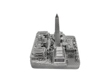 Load image into Gallery viewer, Washington DC Silver Skyline Landmark 3D Model 4 1/2 inches