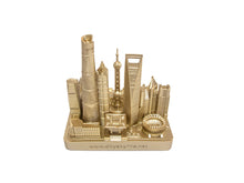 Load image into Gallery viewer, Shanghai City Rose Gold Skyline Landmark 3D Model 4 1/2 inches