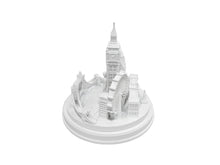 Load image into Gallery viewer, London City Skyline 3D Model Round Matte White 5 1/2 Inches