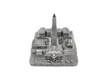 Load image into Gallery viewer, Washington DC Silver Skyline Landmark 3D Model 4 1/2 inches