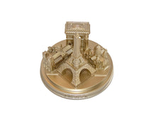 Load image into Gallery viewer, Paris City Skyline 3D Model Landmark Replica Round Rose Gold 5 ½ Inches