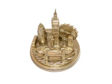 Load image into Gallery viewer, London City Skyline 3D Model Landmark Replica Round Rose Gold 5 ½ Inches