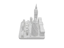 Load image into Gallery viewer, London City Skyline 3D Model Square Matte White 4 1/2 Inches