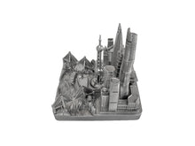 Load image into Gallery viewer, Shanghai City Skyline Landmark 3D Model Silver 4 1/2 Inches 1036