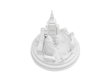 Load image into Gallery viewer, London City Skyline 3D Model Round Matte White 5 1/2 Inches
