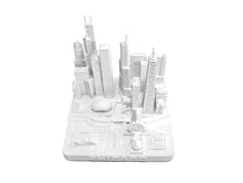 Load image into Gallery viewer, Chicago City Skyline Landmark 3D Model Matte White 4 1/2 Inches 1025