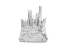 Load image into Gallery viewer, Shanghai City Skyline Landmark 3D Model Matte White 4 1/2 Inches 1034