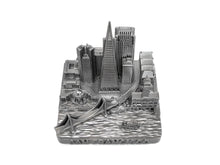 Load image into Gallery viewer, San Francisco City Skyline Landmark 3D Model Silver 4 1/2 Inches 1029