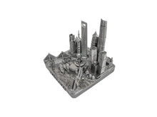 Load image into Gallery viewer, Shanghai City Skyline Landmark 3D Model Silver 4 1/2 Inches 1036