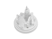Load image into Gallery viewer, London City Skyline 3D Model Round Matte White 5 1/2 Inches