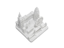 Load image into Gallery viewer, London City Skyline 3D Model Square Matte White 4 1/2 Inches