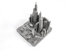 Load image into Gallery viewer, Chicago City Skyline Landmark 3D Model Silver 4 1/2 inches 1026