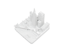 Load image into Gallery viewer, San Francisco City Matte White Skyline Landmark 3D Model 4 1/2 inches