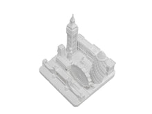 Load image into Gallery viewer, London City Skyline 3D Model Square Matte White 4 1/2 Inches