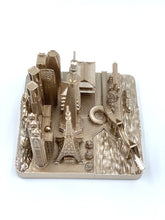 Load image into Gallery viewer, Tokyo Japan City Rose Gold Skyline Landmark 3D Model 4 1/2 inches