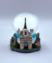 Load image into Gallery viewer, Paris Musical Snow Globe 5 1/2"