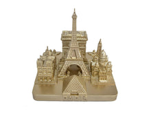 Load image into Gallery viewer, Paris City Rose Gold Skyline 3D Model Landmark Square Replica 4 1/2 inches