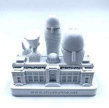 Load image into Gallery viewer, Cairo Egypt Skyline 3D Model Landmark Replica Square Matte White 4 1/2 Inches
