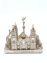 Load image into Gallery viewer, Mexico City Skyline 3D Model Landmark Replica Square Rose Gold 4 1/2 Inches
