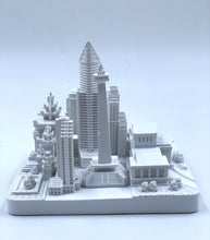 Load image into Gallery viewer, Jakarta City Skyline 3D Model Landmark Replica Square Matte White 4 1/2 Inches
