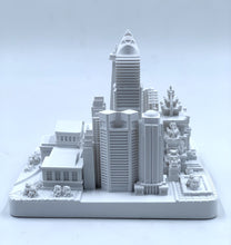 Load image into Gallery viewer, Jakarta City Skyline 3D Model Landmark Replica Square Matte White 4 1/2 Inches

