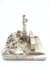 Load image into Gallery viewer, Athens Skyline 3D Model Landmark Replica Square Rose Gold 4 1/2 Inches

