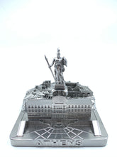 Load image into Gallery viewer, Athens Skyline 3D Model Landmark Replica Square Silver 4 1/2 Inches
