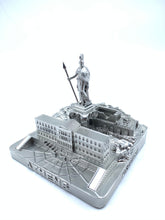 Load image into Gallery viewer, Athens Skyline 3D Model Landmark Replica Square Silver 4 1/2 Inches
