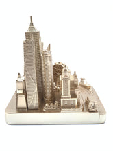 Load image into Gallery viewer, Manila City Skyline 3D Model Landmark Replica Square Gold 4 1/2 Inches
