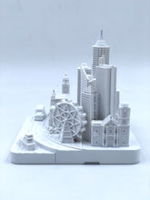 Load image into Gallery viewer, Manila Skyline 3D Model Landmark Replica Square Matte White 4 1/2 Inches
